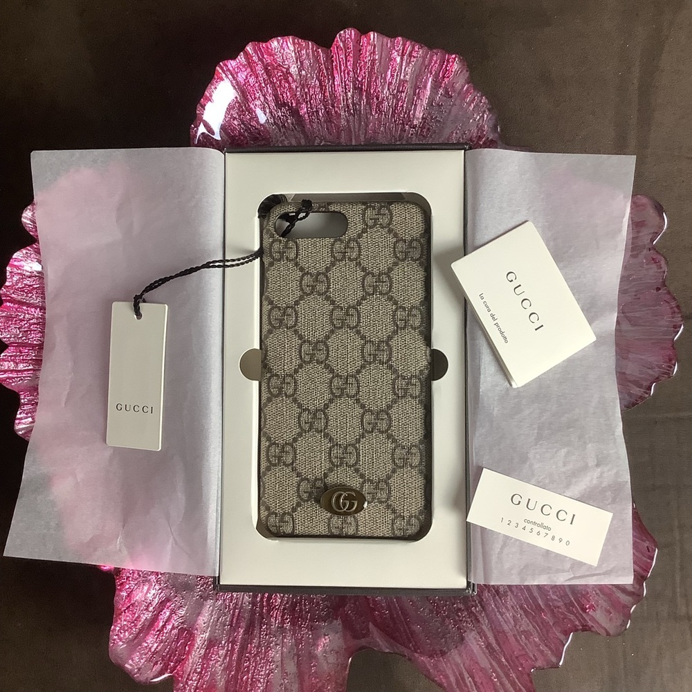 Gucci - GG Supreme - The Ophidia case for iPhone 8 Plus and 7 Plus